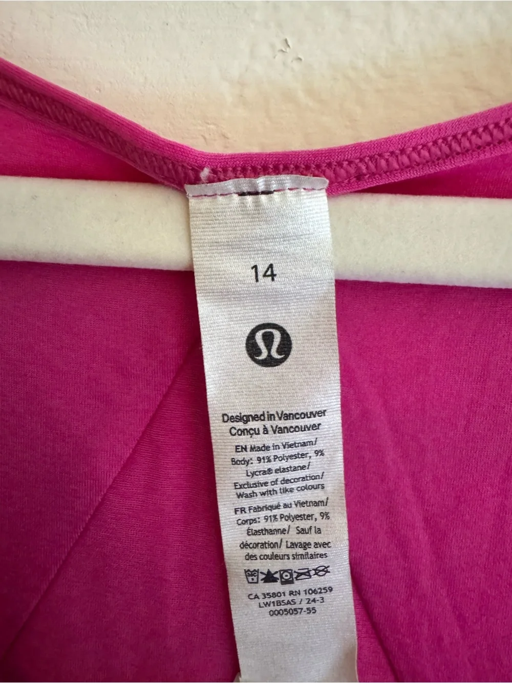 lululemon athletica Essentials Tank - Sonic pink